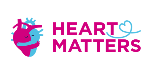 Icon of a heart beside the word Heart Matters